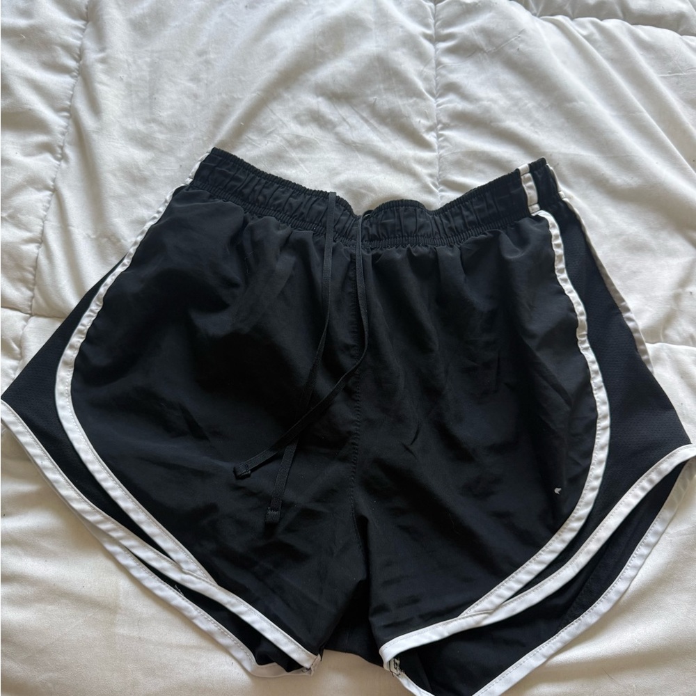 Nike Black and White Running Shorts